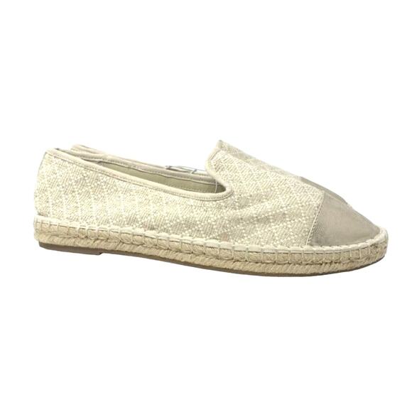Universal Thread Slip On Espadrille Mule Loafers Women's Size 11 Cream NWT - Picture 3 of 8
